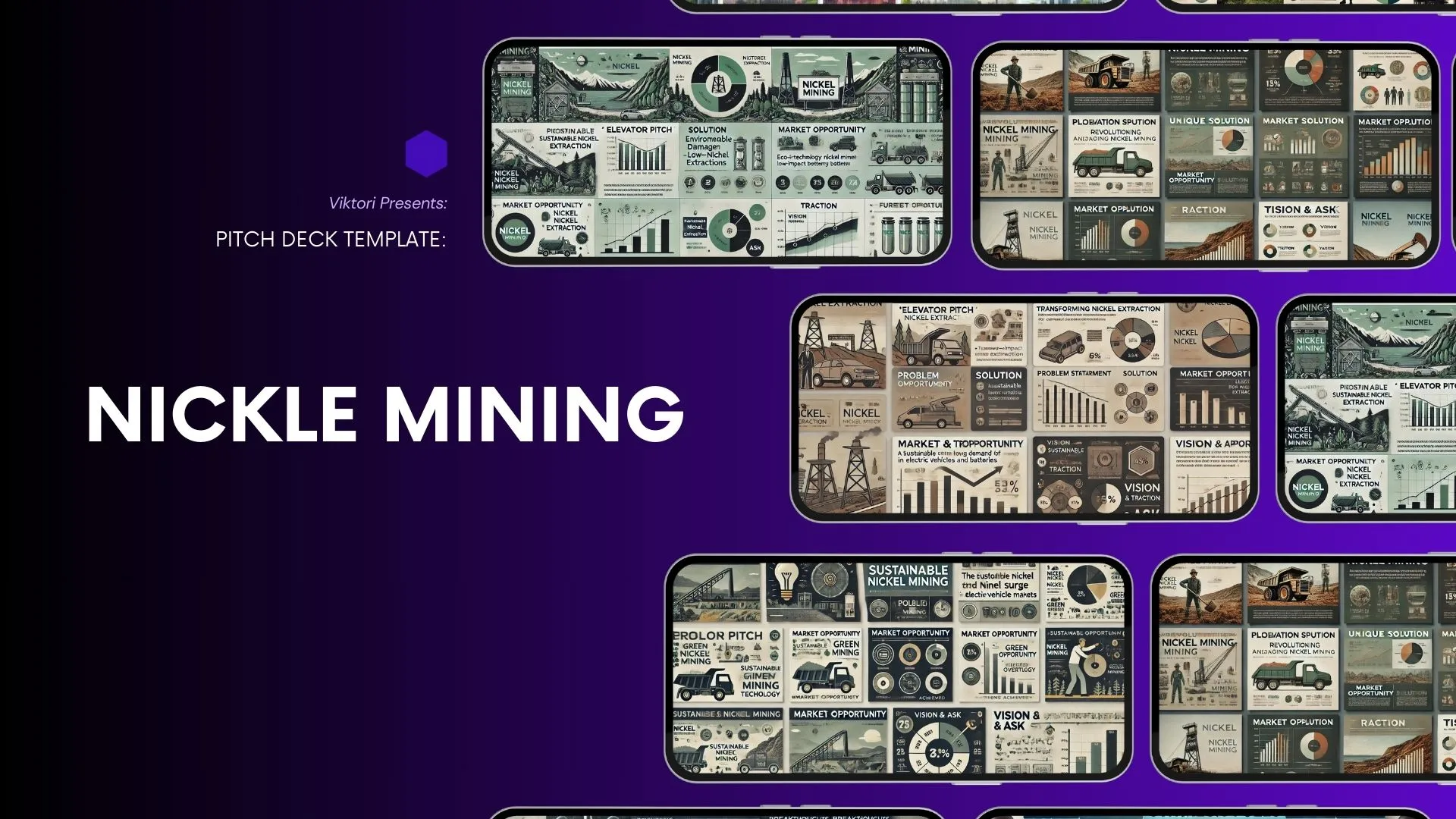 Nickle Mining Pitch Deck Template