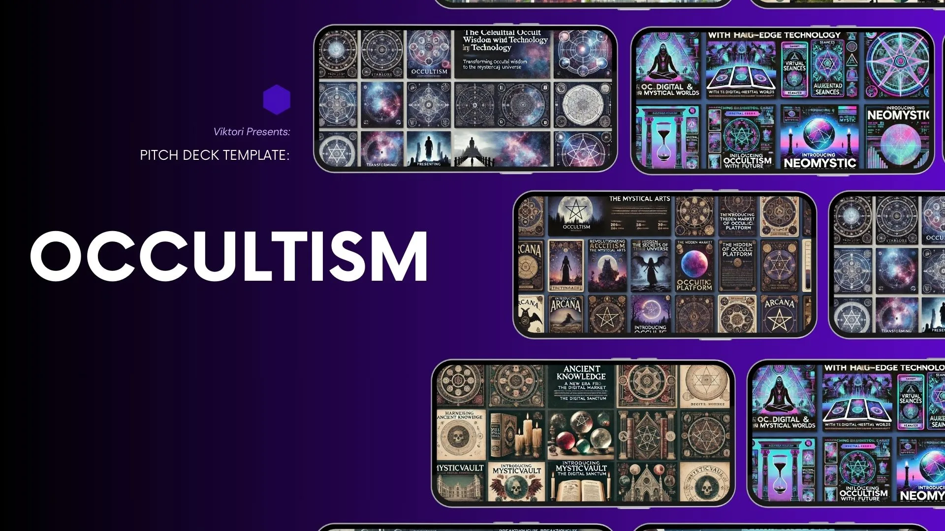 Occultism Pitch Deck Template