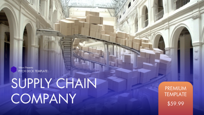 supply chain pitch deck template