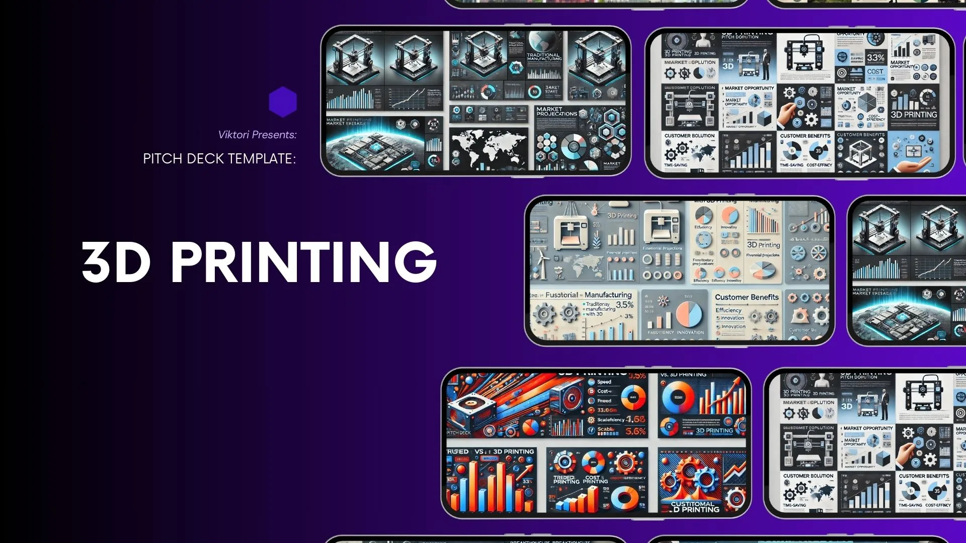 3D Printing Pitch Deck Template