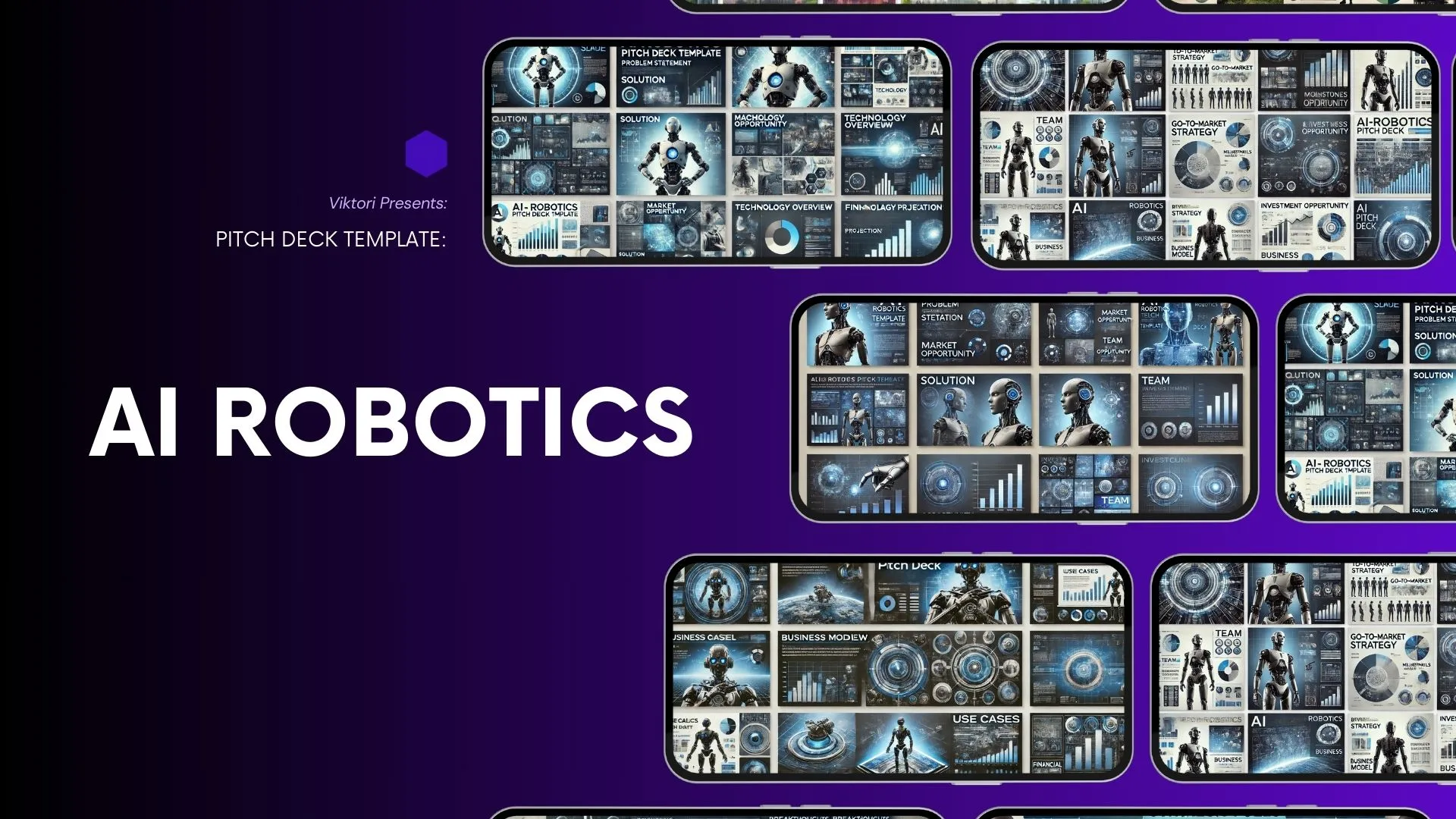 AI Robotics Pitch Deck Template