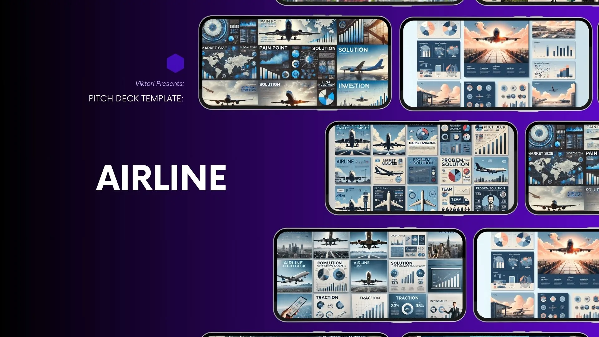 Airline Pitch Deck Template