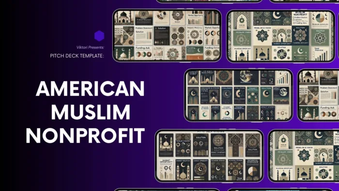 American Muslim Nonprofit Pitch Deck Template