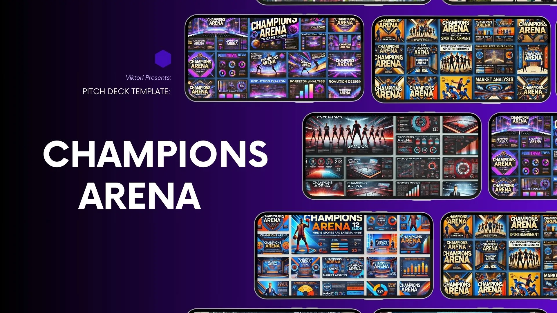 Champions Arena Pitch Deck Template