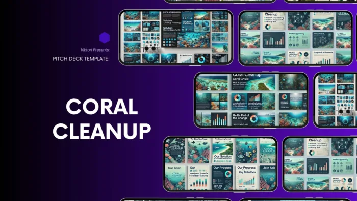 Coral Cleanup Pitch Deck Template