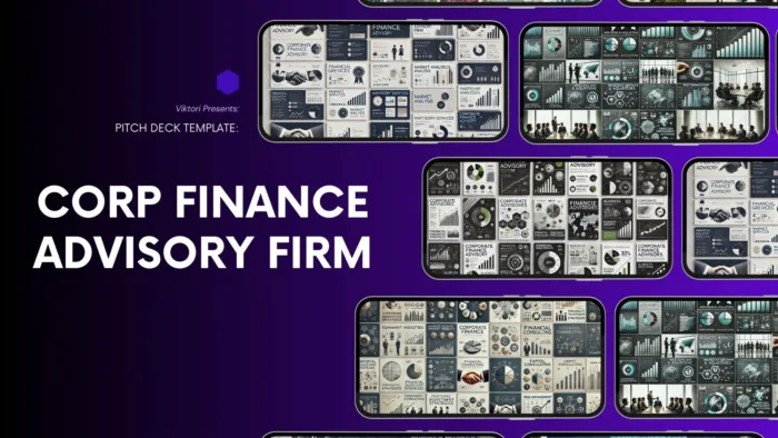 Corp Finance Advisory Firm Pitch Deck Template