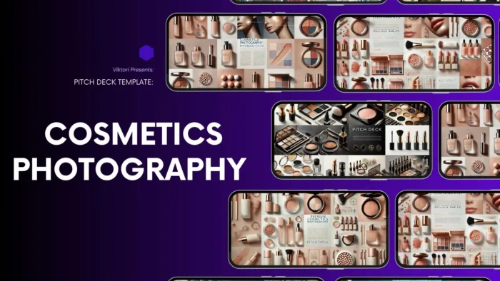 Cosmetics Photography Pitch Deck Template