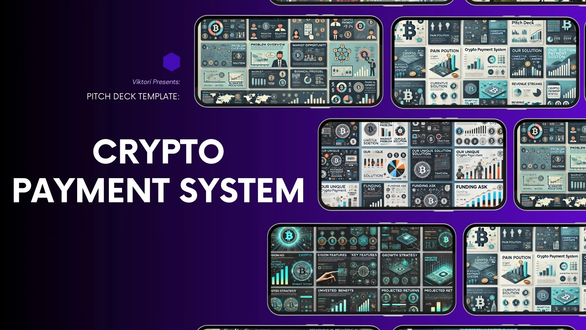 Crypto Payment System Pitch Deck Template