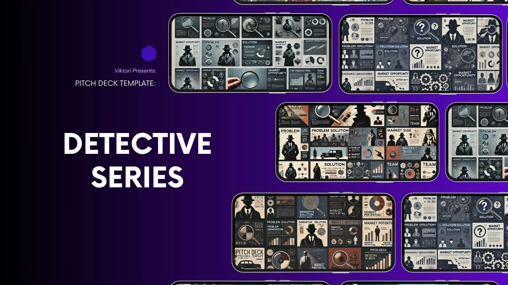 Detective Series Pitch Deck Template