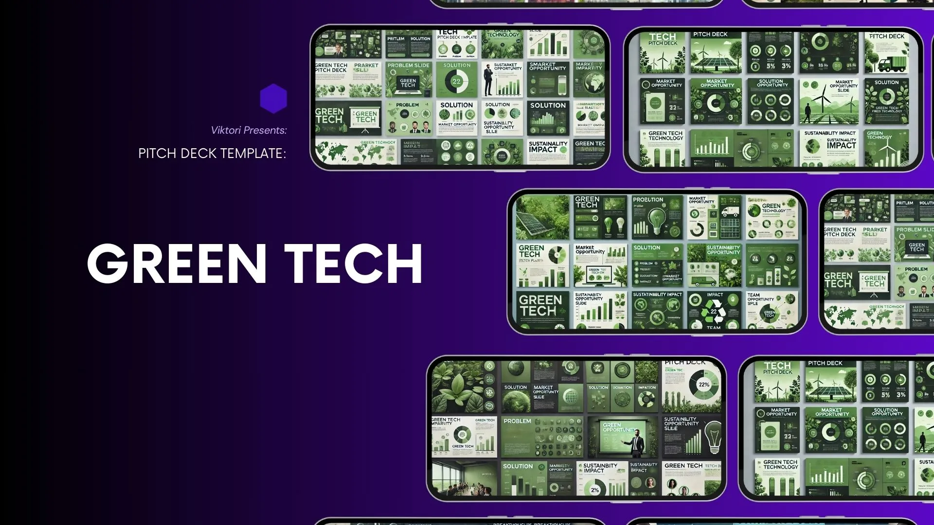 Green Tech Pitch Deck Template