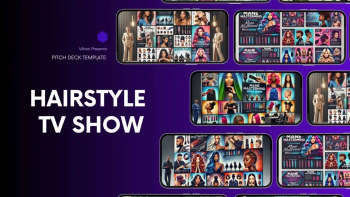 Hairstyle TV Show Pitch Deck Template