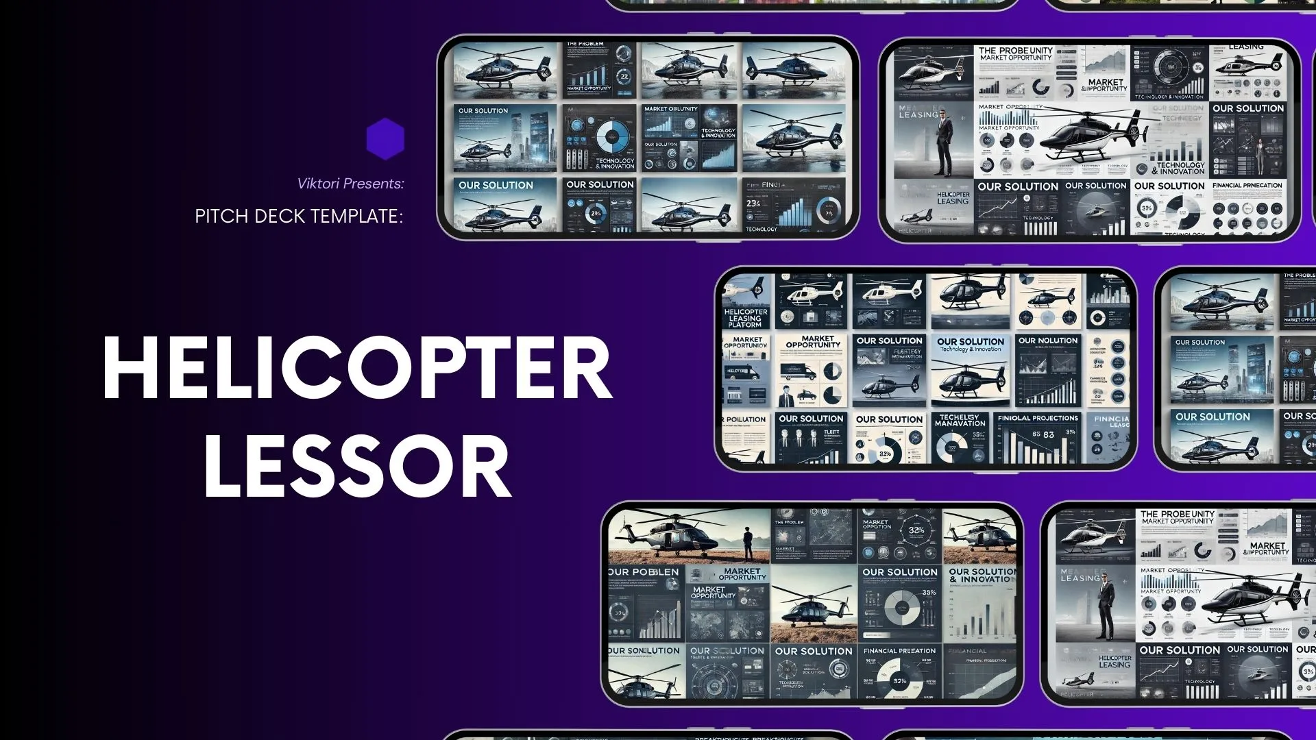 Helicopter Pitch Deck Template