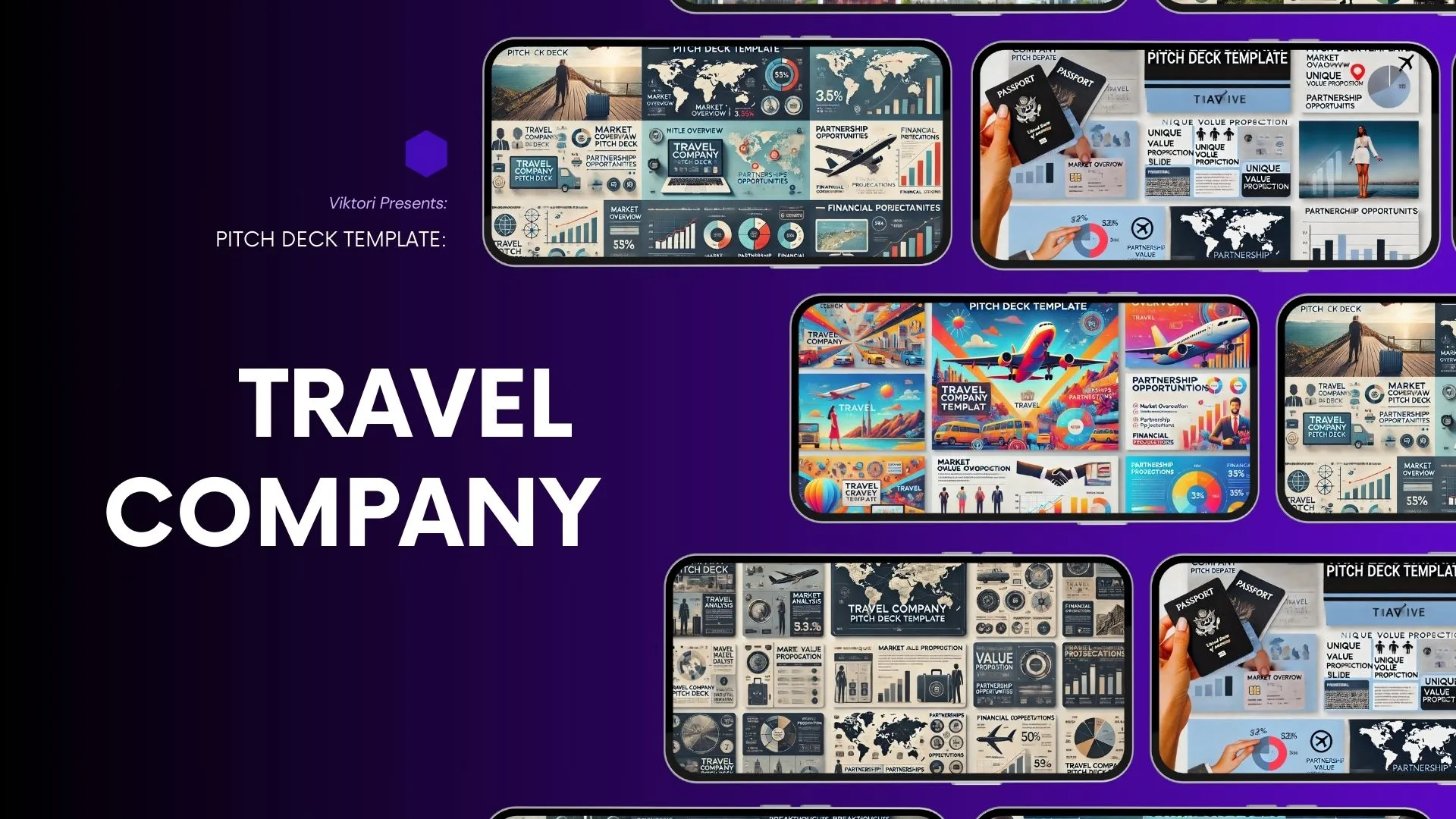 Travel Company Pitch Deck Template