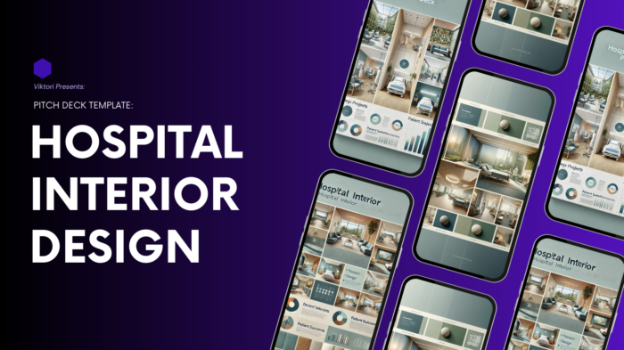 hospital interior design pitch deck template