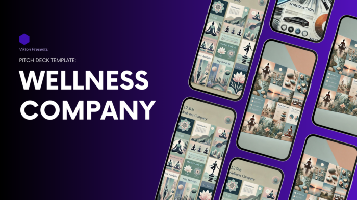 wellness company pitch deck template