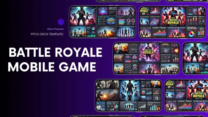 Battle Royale Mobile Game Pitch Deck Template