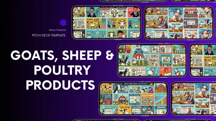 Goats, Sheep & Poultry Products Pitch Deck Template