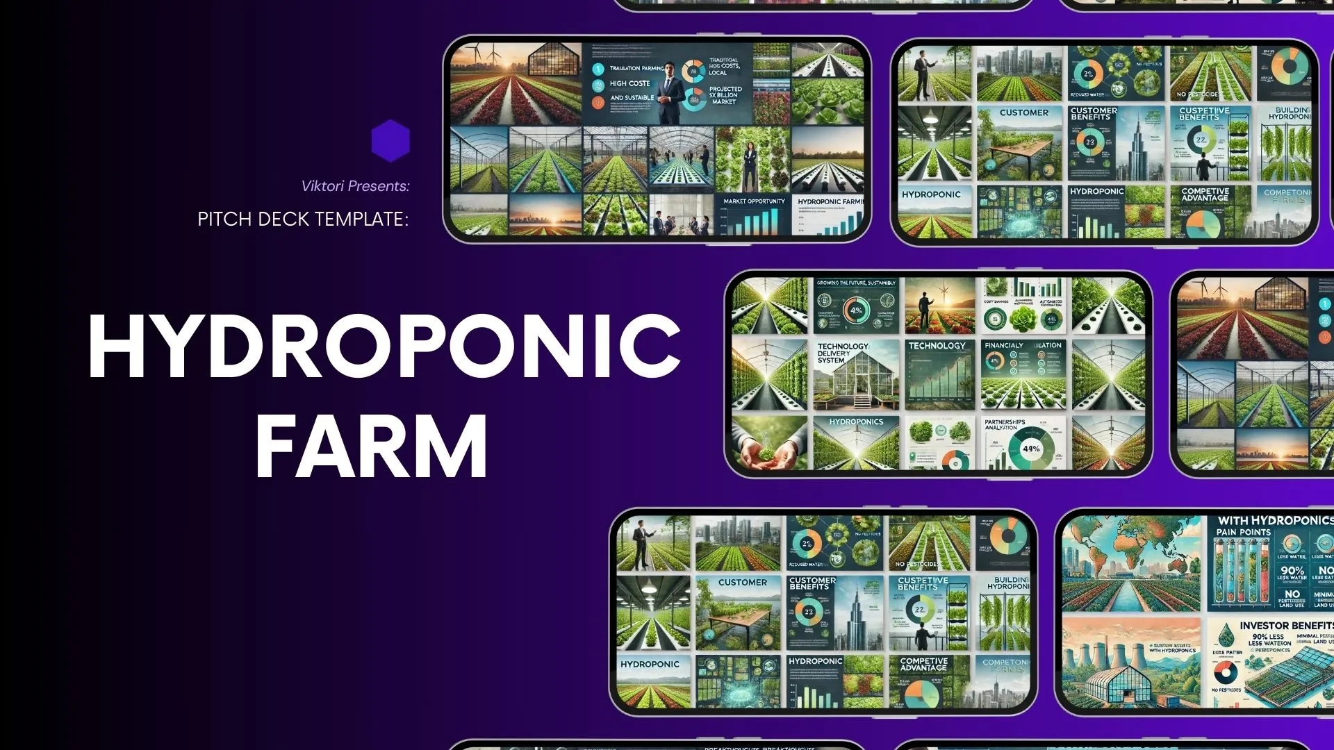 Hydroponic Farm Pitch Deck Template