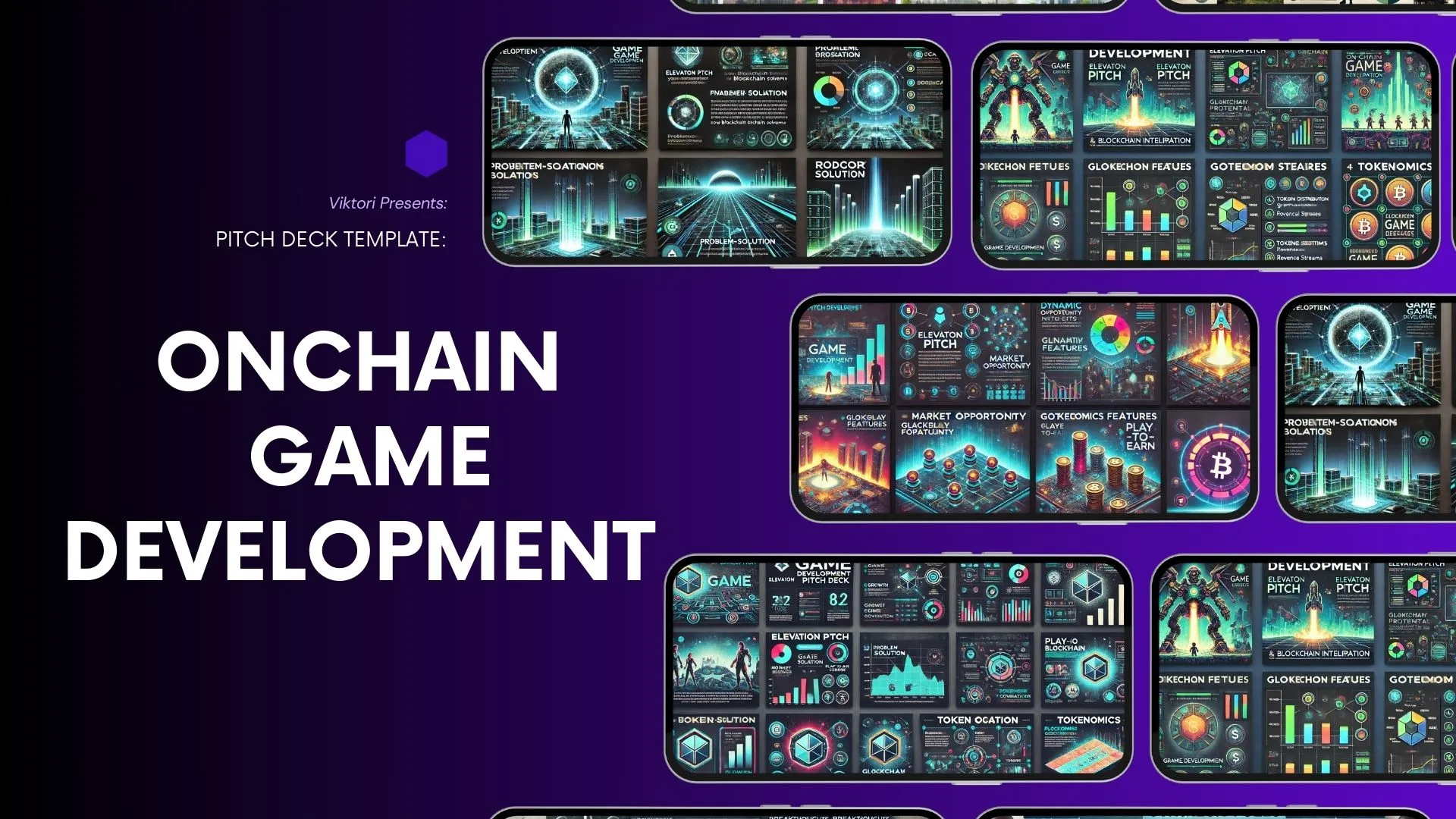 Onchain game development pitch deck template