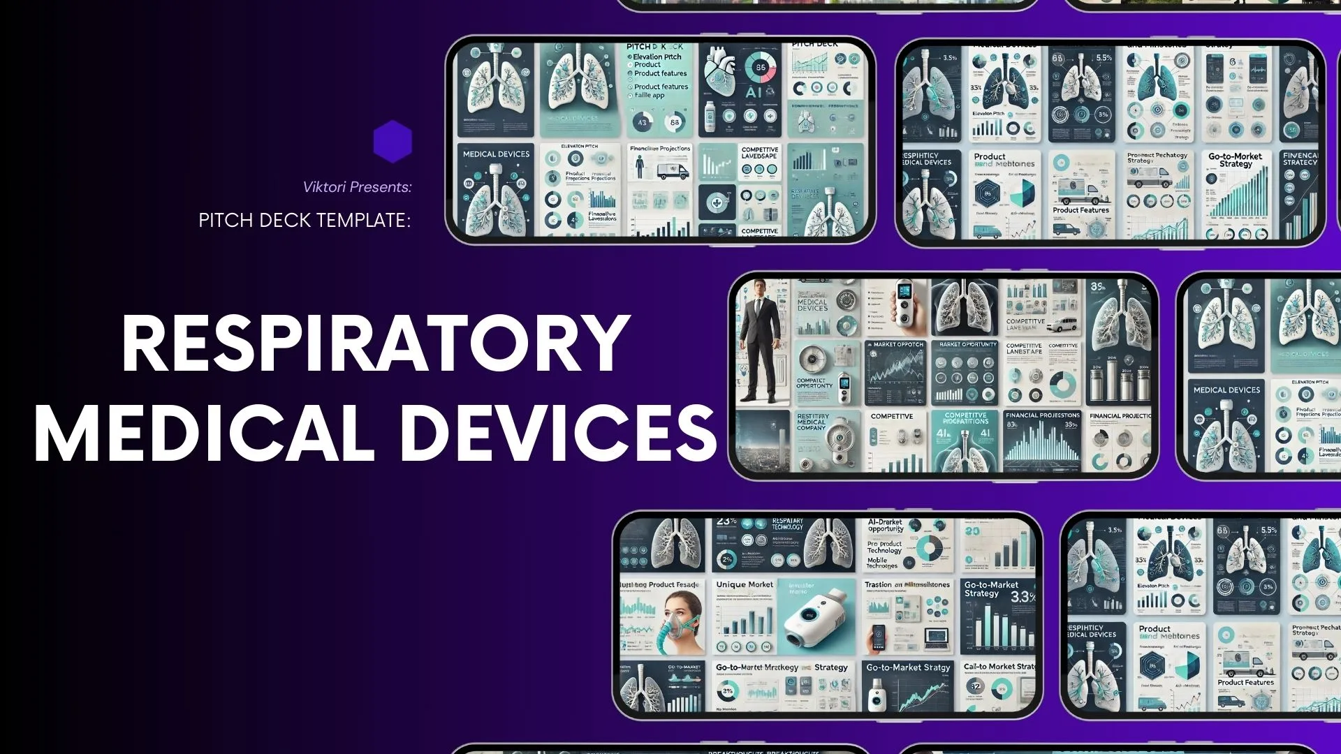 Respitary Medical Devices Pitch Deck Template