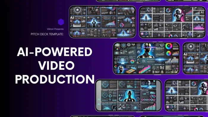 AI-powered video production pitch deck template