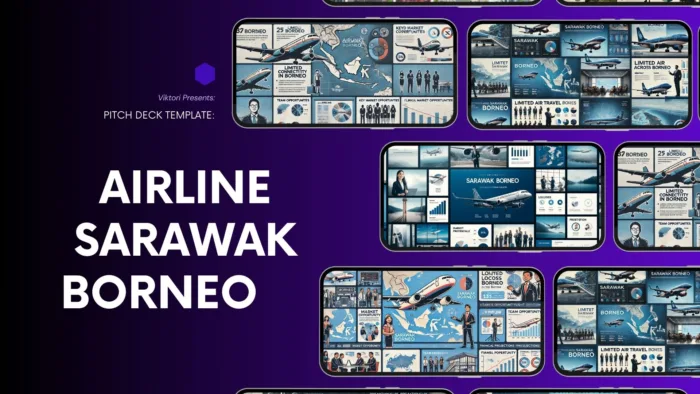 Airline Sarawak Borneo Pitch Deck Template