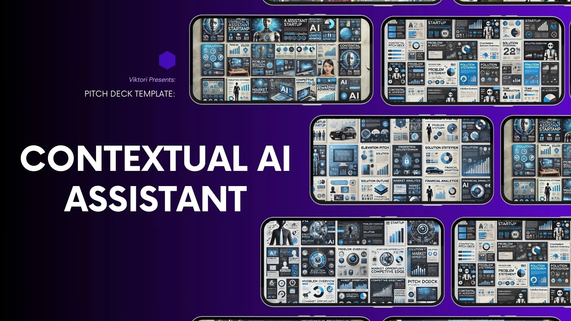 Contextual ai assistant pitch deck template