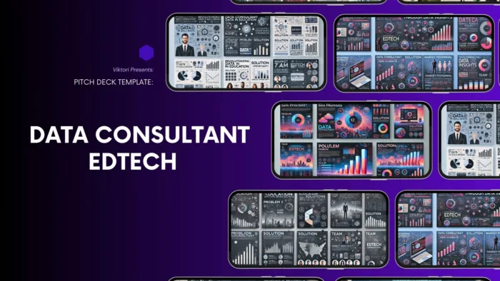 Data Consultant EdTech Pitch Deck Template