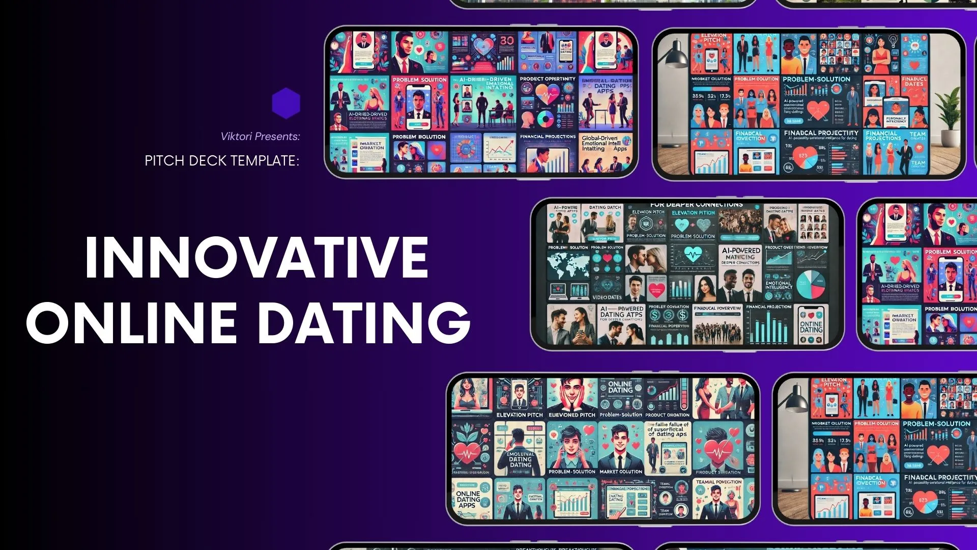 Innovative Online Dating Pitch Deck Template