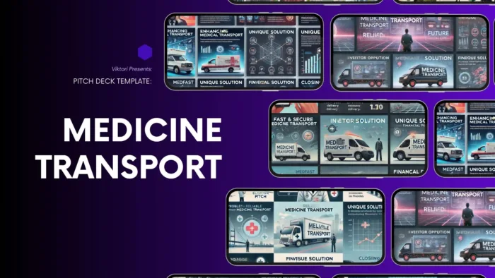 Medicine Transport Pitch Deck Template