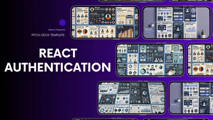 React authentication pitch deck template