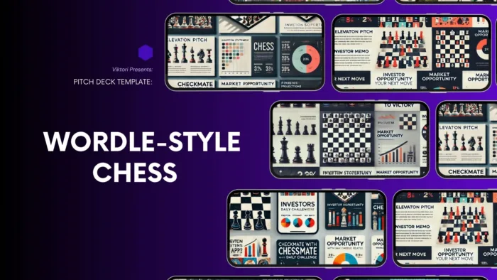 Wordle-style chess pitch deck template