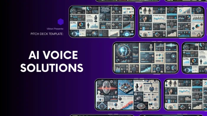 ai voice solutions pitch deck template