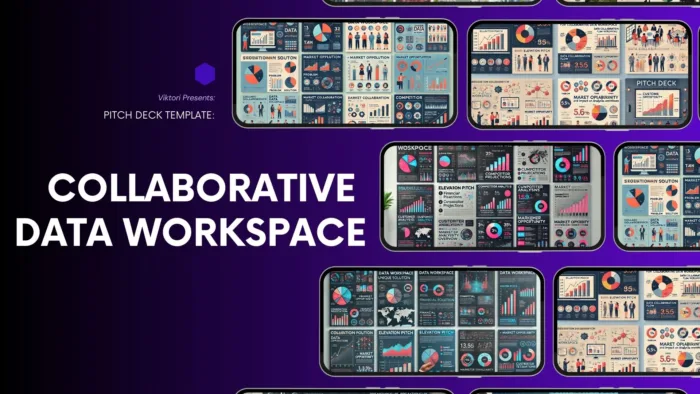 Collaborative data workspace pitch deck template