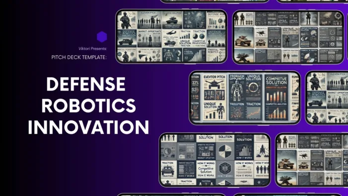 defense robotics innovation pitch deck template