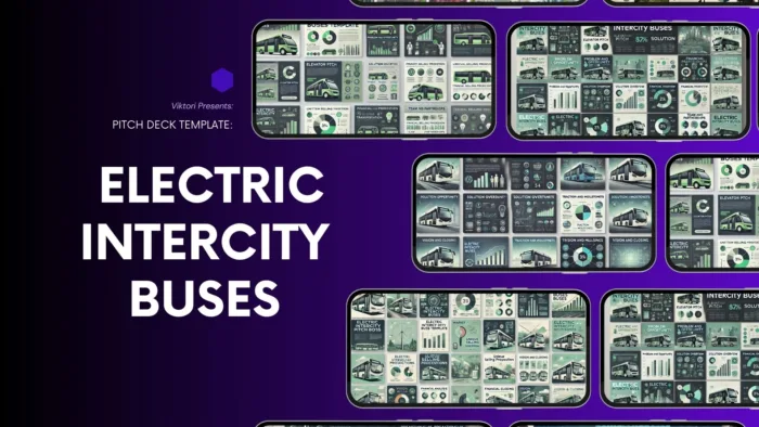 electric intercity buses pitch deck template