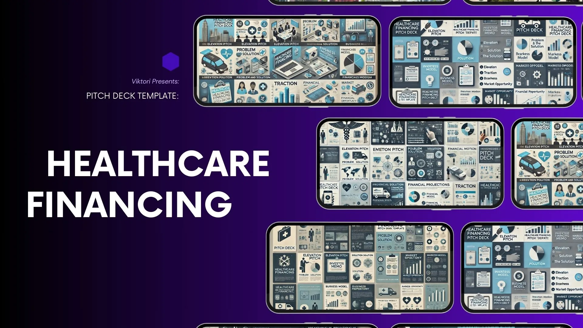 healthcare financing pitch deck template