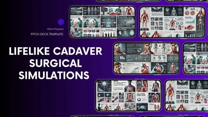 lifelike cadaver surgical simulations pitch deck template