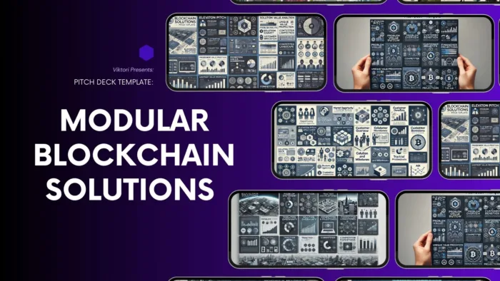 modular blockchain solutions pitch deck template