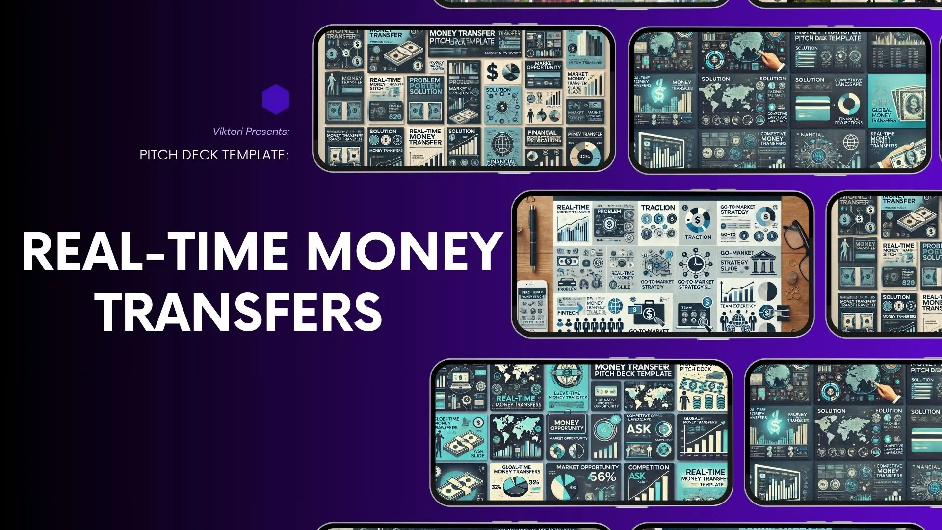 _real-time money transfers pitch deck template