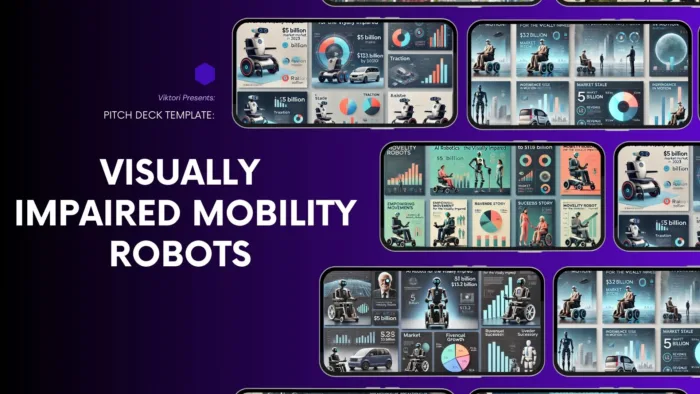 visually impaired mobility robots pitch deck template