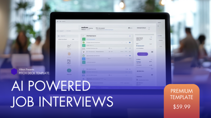 ai powered job interview saas pitch deck template