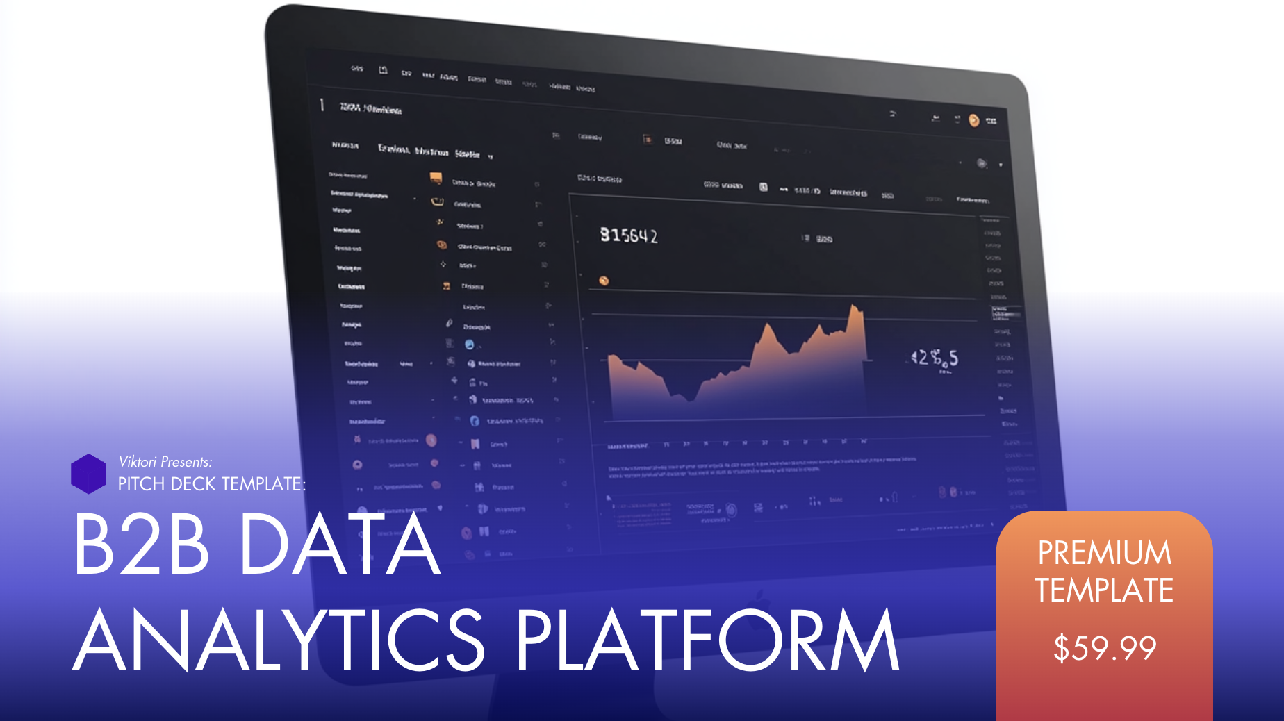 b2b data analytics platform pitch deck template