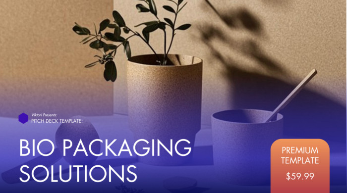 bio packaging solutions pitch deck template