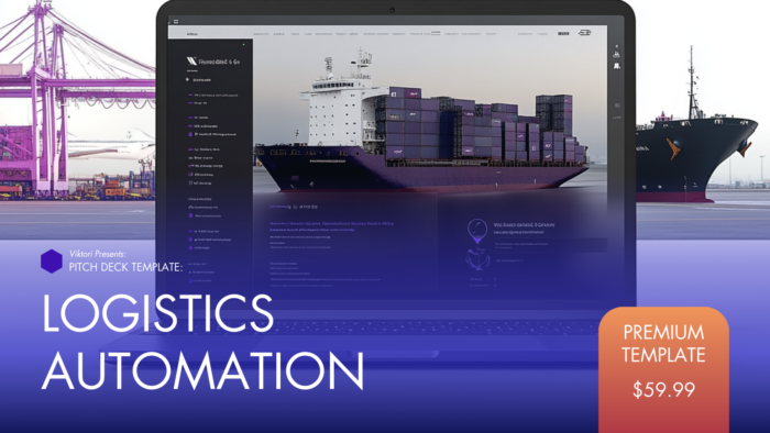 logistics automation pitch deck template