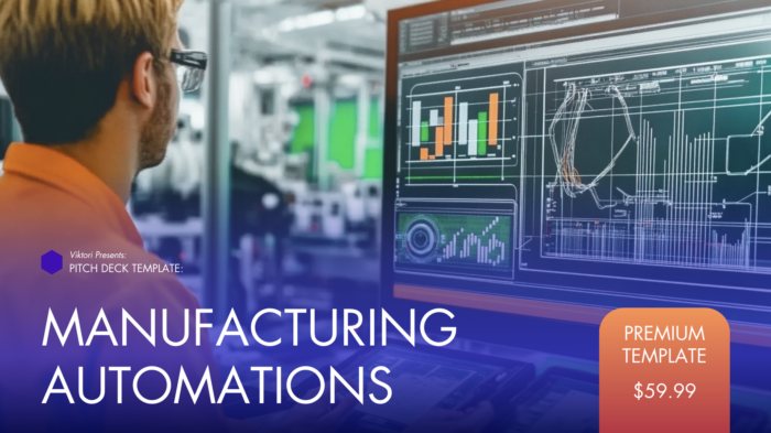 manufacturing automation pitch deck template