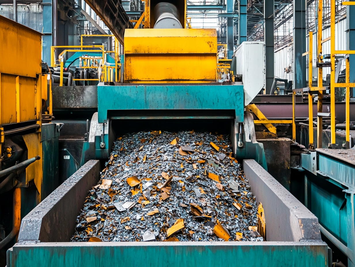 metal recycling machine solution