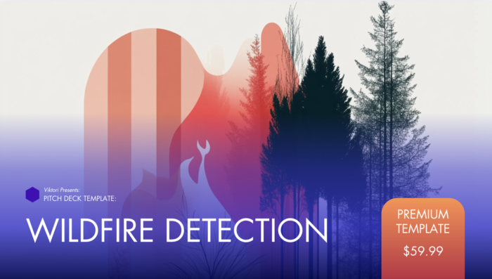 wildfire detection pitch deck template