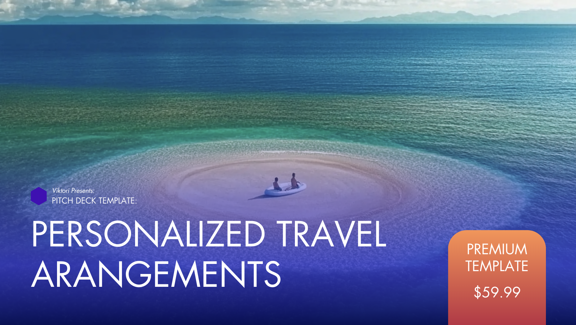 personalized travel pitch deck template