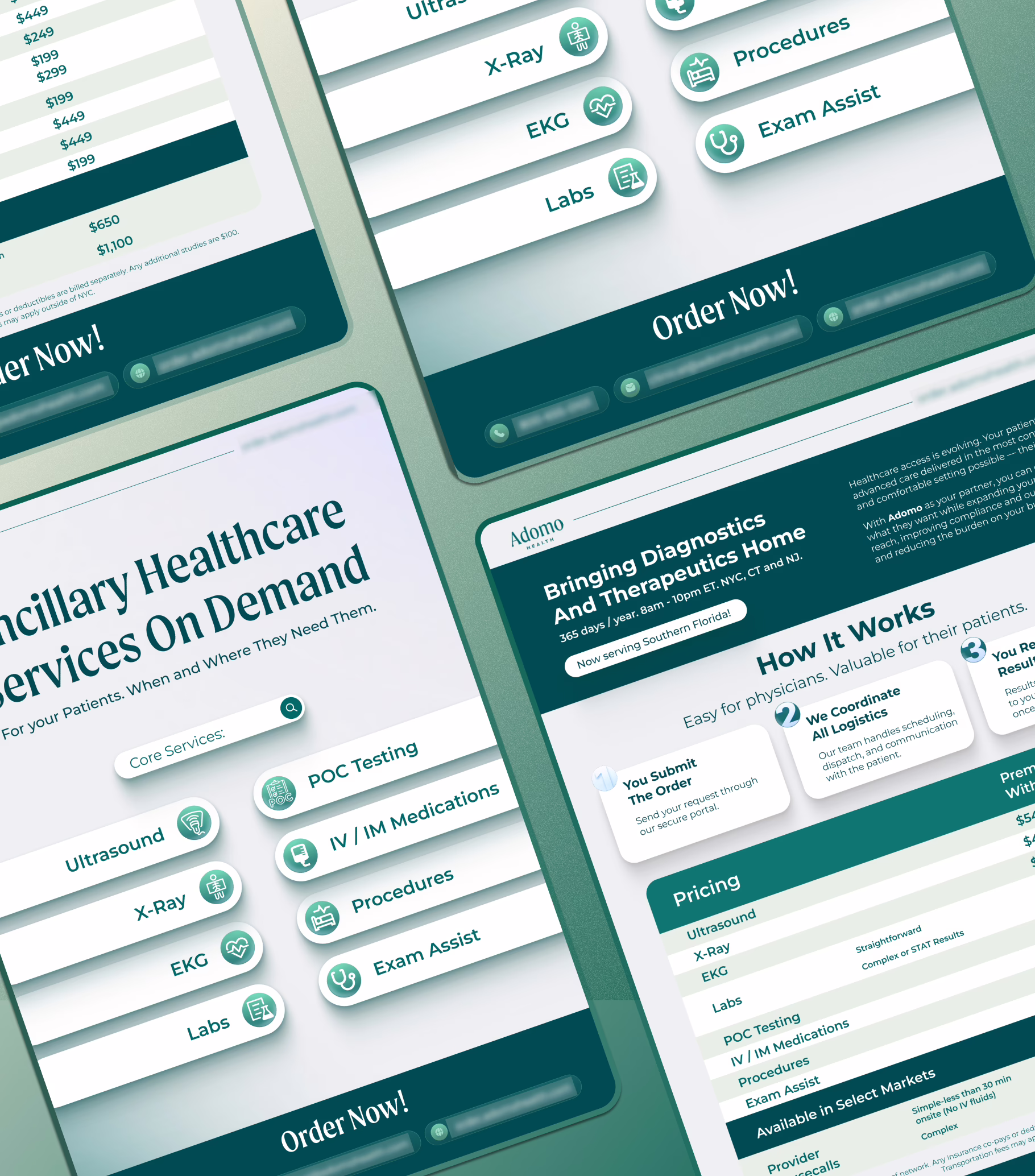 one pager pitch for adomo health